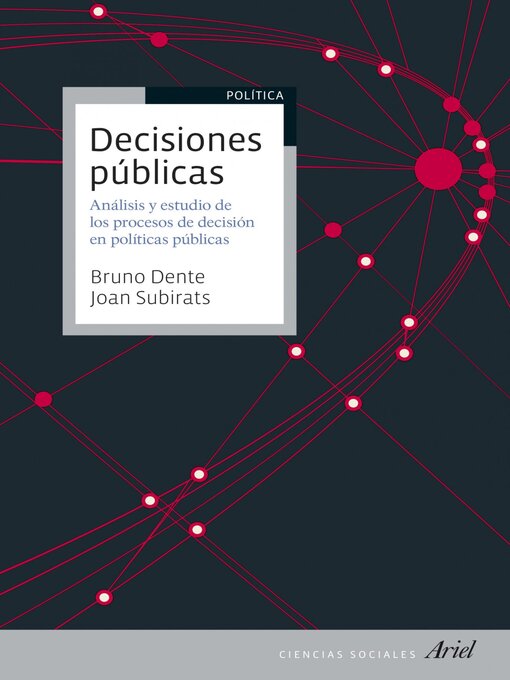 Title details for Decisiones públicas by Bruno Dente - Available